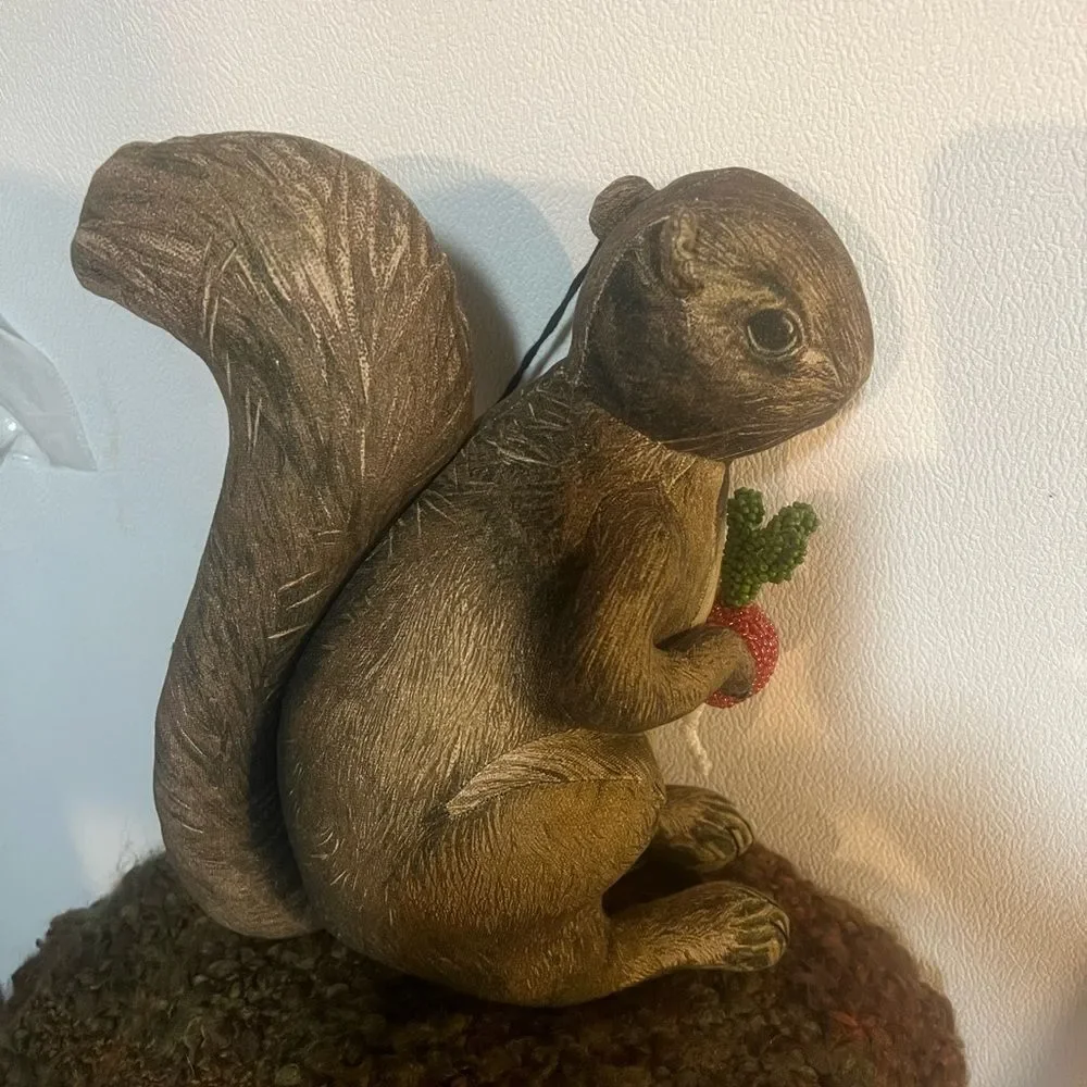 John Derian Rustic Brown Squirrel Figurine Decorative Accent - Picture 5 of 5
